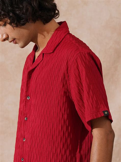Shop Red Shirt for Men | Red Shirt Online in India | Wrogn