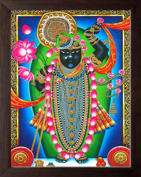 Art n Store Lord Shrinath ji Painting/High Contrast HD Printed Picture ...