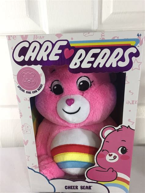 PINK Care Bears 14" Plush CHEER BEAR With EXCLUSIVE CARE COIN 2020 | eBay