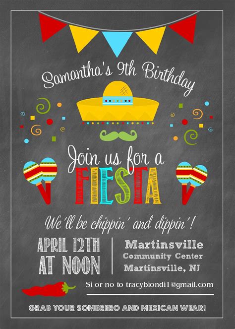 Cinco De Mayo Invitation Template