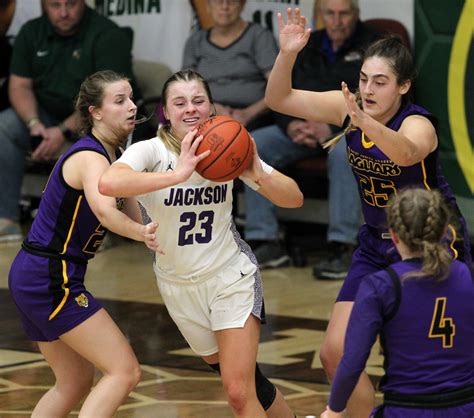 St. Joseph Academy vs Massillon Jackson girls regional basketball ...