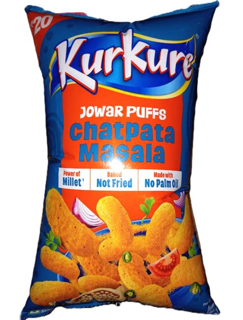 Kurkure Jowar Puffs Chatpata Masala, 50g