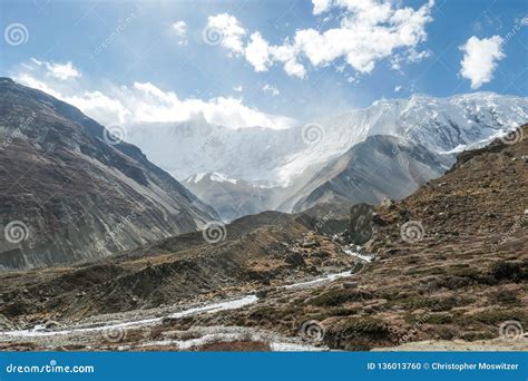 Nepal - Tilicho Base Camp in the Himalayas Stock Photo - Image of mountain, beauty: 136013760