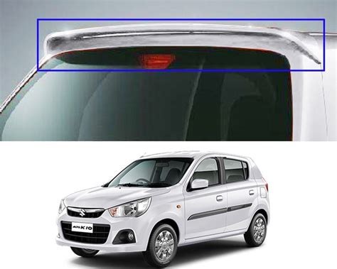 PP INFINITY OE Type Car Spoiler for - Alto k10-WHITE 2018 Drill Free ...