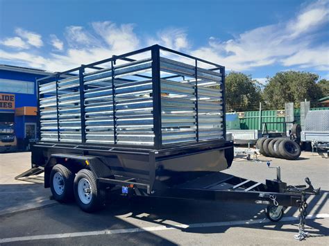 12 X 6 Box/Cattle Trailer With K-Rails - Perth Trailer Sales and Machinery