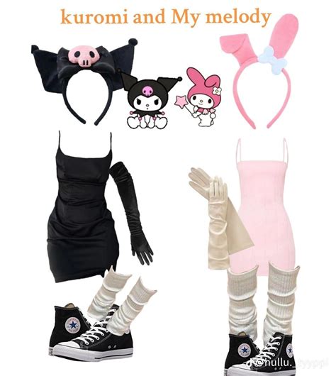 Kuromi♠️ my melody🌷 | Classy halloween costumes, Cute halloween ...
