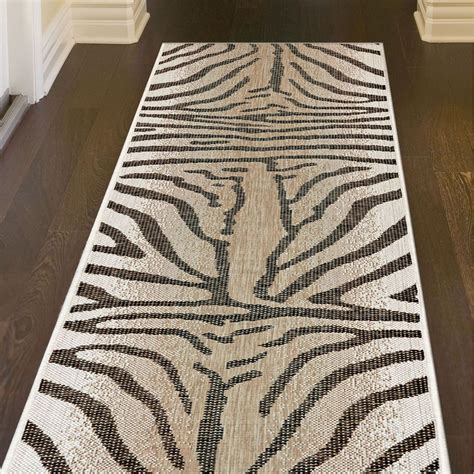 Selous Zebra Print Indoor Outdoor Rugs