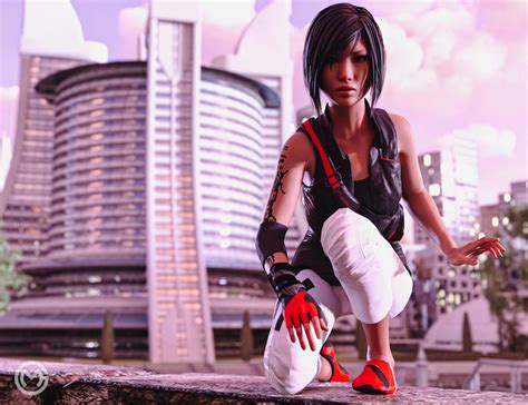 Faith Connors - Mirror's Edge fan art 3D Render