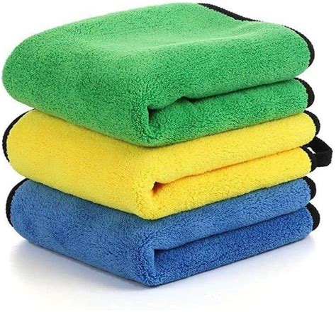 Auto Hub Heavy Microfiber Cloth for Car Cleaning and Detailing, Double ...