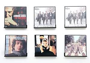 IEEK Vinyl Record Shelf Wall Mount,6 PCS Black Acrylic Album Record ...