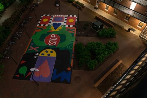 Morrison Residence Hall Basketball court | Nina Chanel Abney