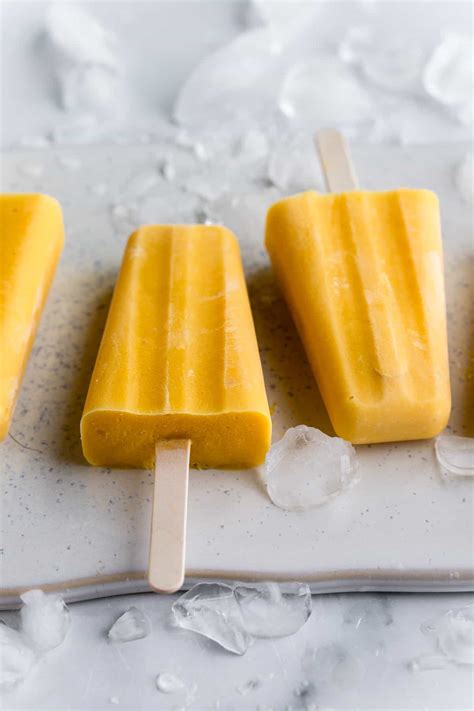 Mango Popsicles - Food Faith Fitness