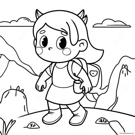 Adventurous Hilda Coloring Page (49994-39548)