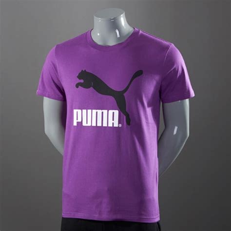 Puma No 1 Logo Tee - Mens Select Clothing - Sparkling Grape