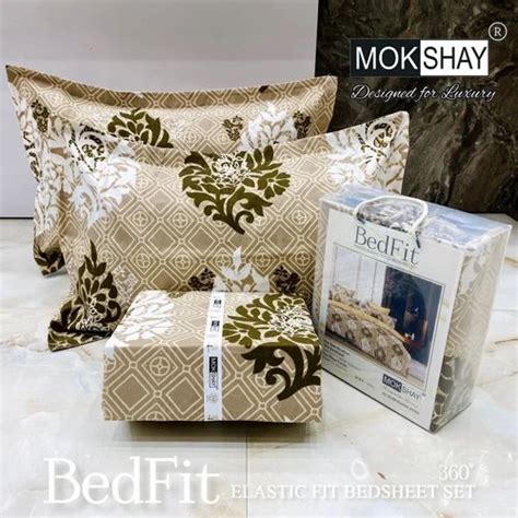 Fitted Bedsheet - BEDFIT 3PCS ELASTIC FITTED BEDSHEET SET 1+2 ...
