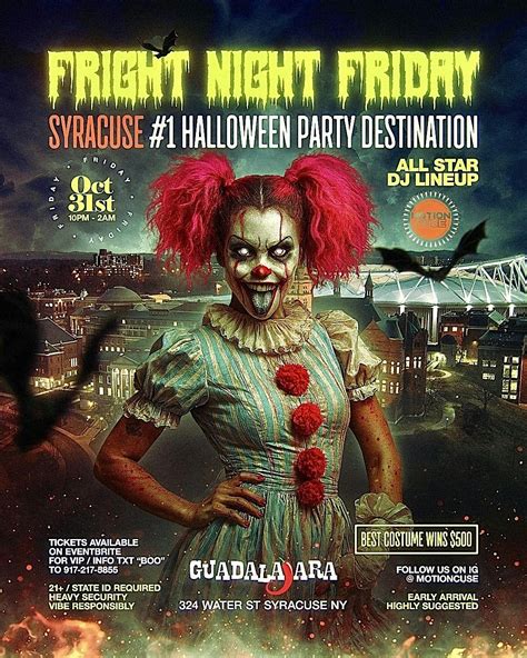 FRIGHT NIGHT FRIDAY, Guadalajara Mexican Restaurant, Syracuse, 31 ...