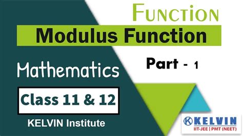 Rezultat imagine pentru Modulus Function for JEE Preparation