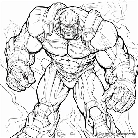 Hulk Halloween Coloring Pages