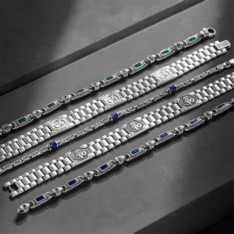 Cosmic Chant Oxidised Silver Bracelet for Men | Orionz Jewels