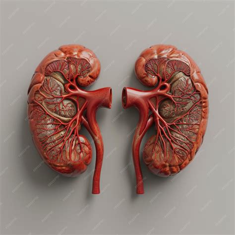 Human kidneys realistic anatomy | Premium AI-generated image