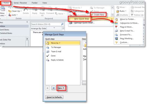 Image result for Outllook Quick Step Enable