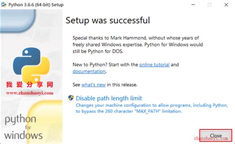 Installing Python 3.6 的图像结果