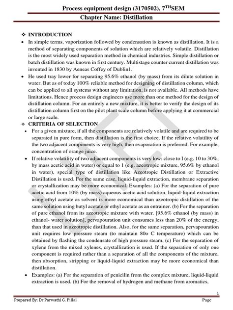 Image result for Distillation Column Design Examples
