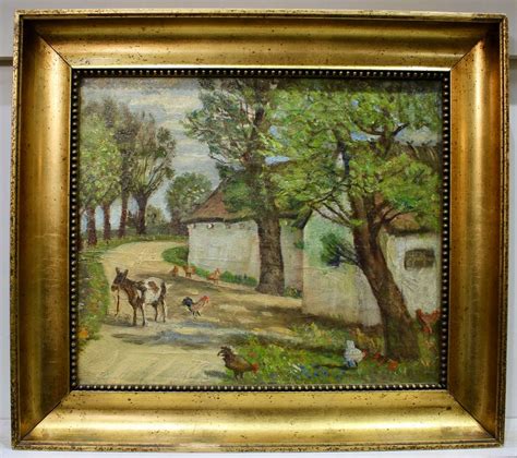 Dutch School, 20th Century | Landweg met ezel | MutualArt