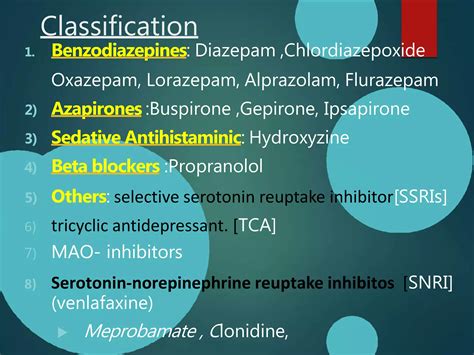 Anti-Anxiety drugs | PDF