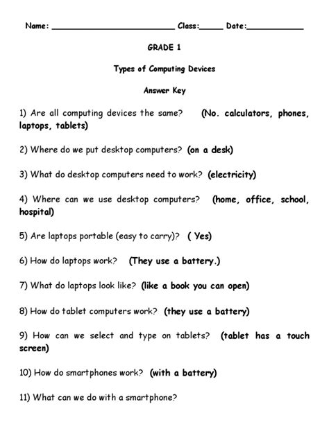 Computer Class Grade 1 的图像结果