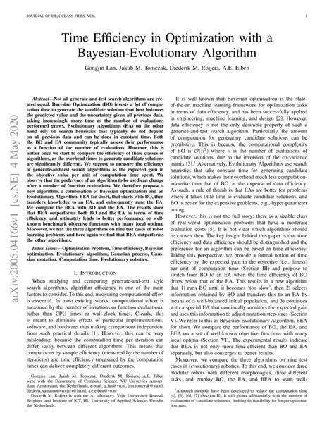 Bayesian Efficiency 的图像结果