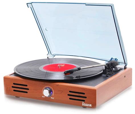 Buy Lauson Woodsound JTF535 Vinyl Record Player with Speakers Vinyl ...
