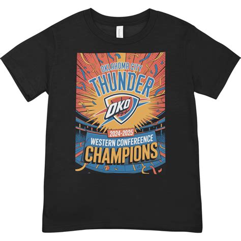 Kids' OKC Thunder 2024-25 Western Conference Champions T-Shirt – Youth ...