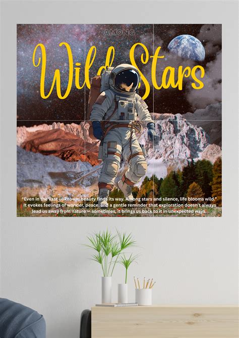 EPIC AMONG WILD STARS | Set Of 6 | Split Design Poster | Digital Poste ...