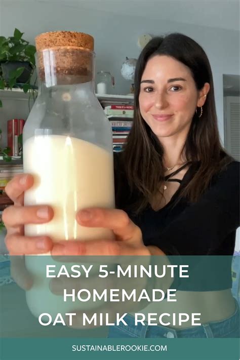 Easy 5-Minute Homemade Oat Milk Recipe — Sustainable Rookie