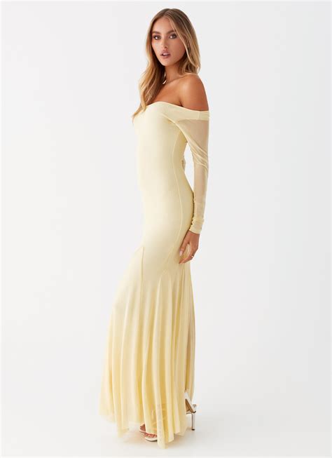 Maribel Maxi Dress - Yellow – Peppermayo