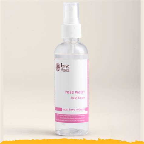 pure rose water - 100 ml – kalyashastra