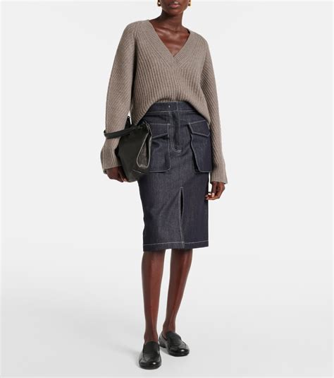 Denim pencil skirt in blue - CO | Mytheresa