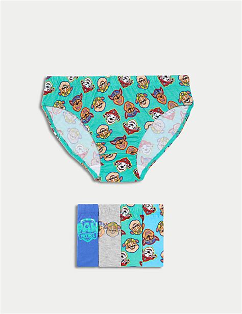 Buy 5pk Pure Cotton PAW Patrol™ Briefs (2-8 Yrs) at Marks & Spencer