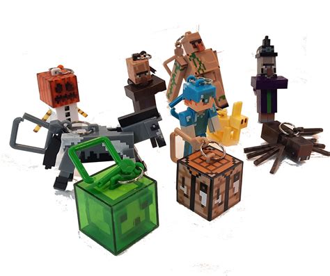 خرید فیگور «ست 10 تایی ماینکرفت، جا کلیدی» Minecraft model key holder ...