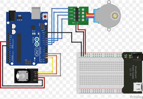 Image result for Arduino Rotary Encoder Stepper Motor