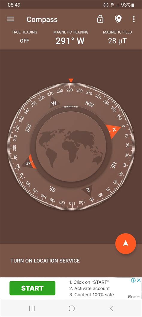 Android Compass App Free 的图像结果