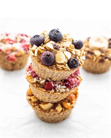 Healthy Oatmeal Muffins Recipe {4 Different Ways}