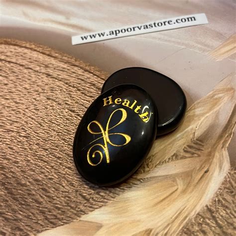 Health Zibu Symbol Coin by Crystall and Herbs