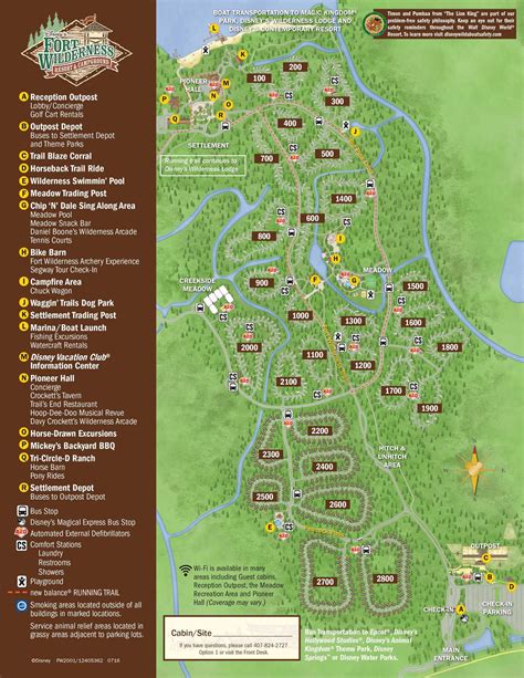 Disney’s Fort Wilderness Resort Map - Disney World Campground