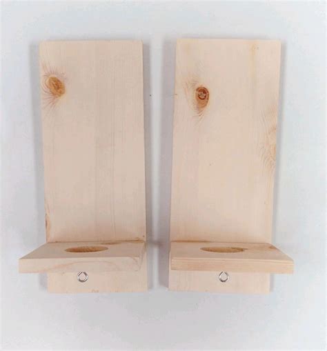 Pinewood Diya Stand Wall Shelf