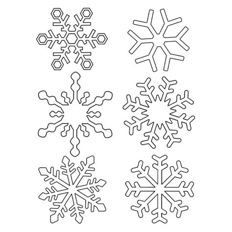Image result for Snowflake Cutouts