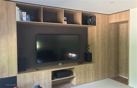 Television Wall Cabinet by MGK Kitchens | ArchiPro NZ