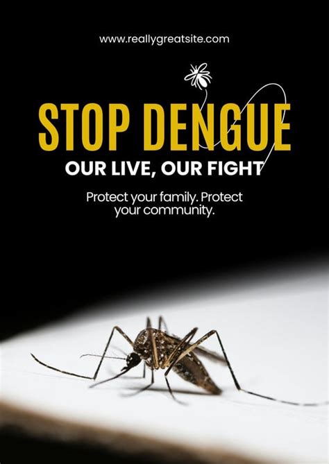 Free Customizable Dengue Awareness Poster Templates - Canva