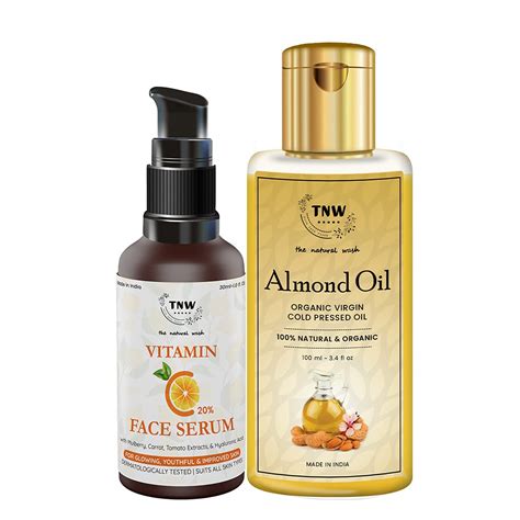 Buy TNW-THE NATURAL WASH Vitamin C Skin Clearing Serum + Pure Almond ...